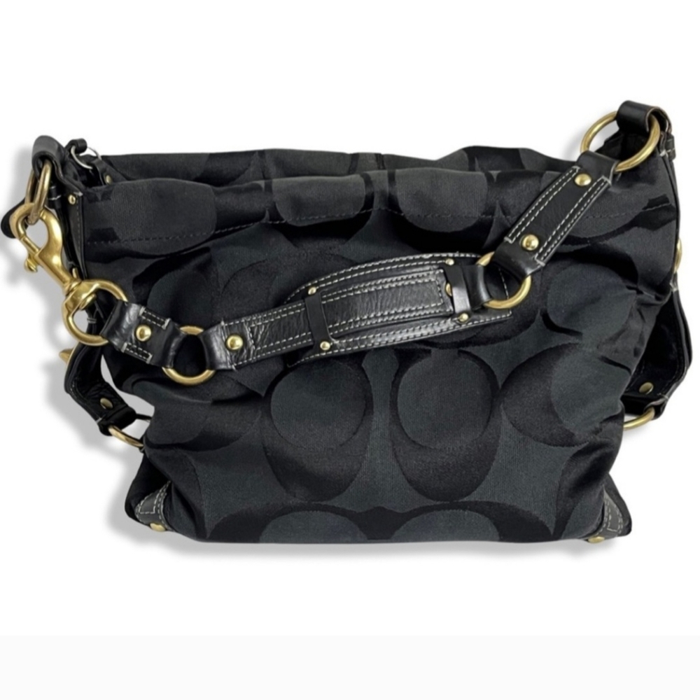 COACH Authentic Carly Large Monogram Hobo Bag